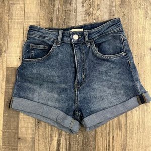 H&M High Waist Jean Shorts